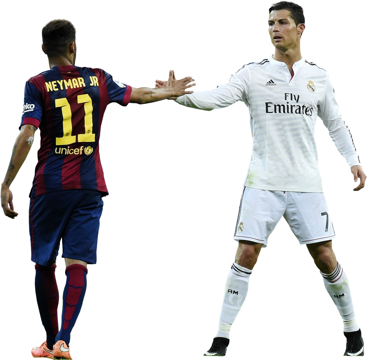Cristiano Ronaldo & Neymar Render (1280x1237), Png Download