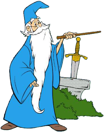 Sword Clipart Stone - Sword In The Stone Clipart (378x471), Png Download