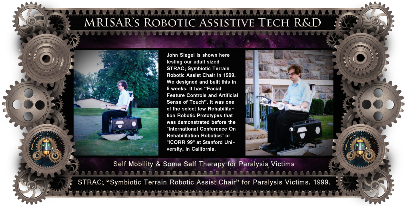 Mrisar's Circa 1999 Adaptive Tech R&d Projects - Robotics (1440x720), Png Download