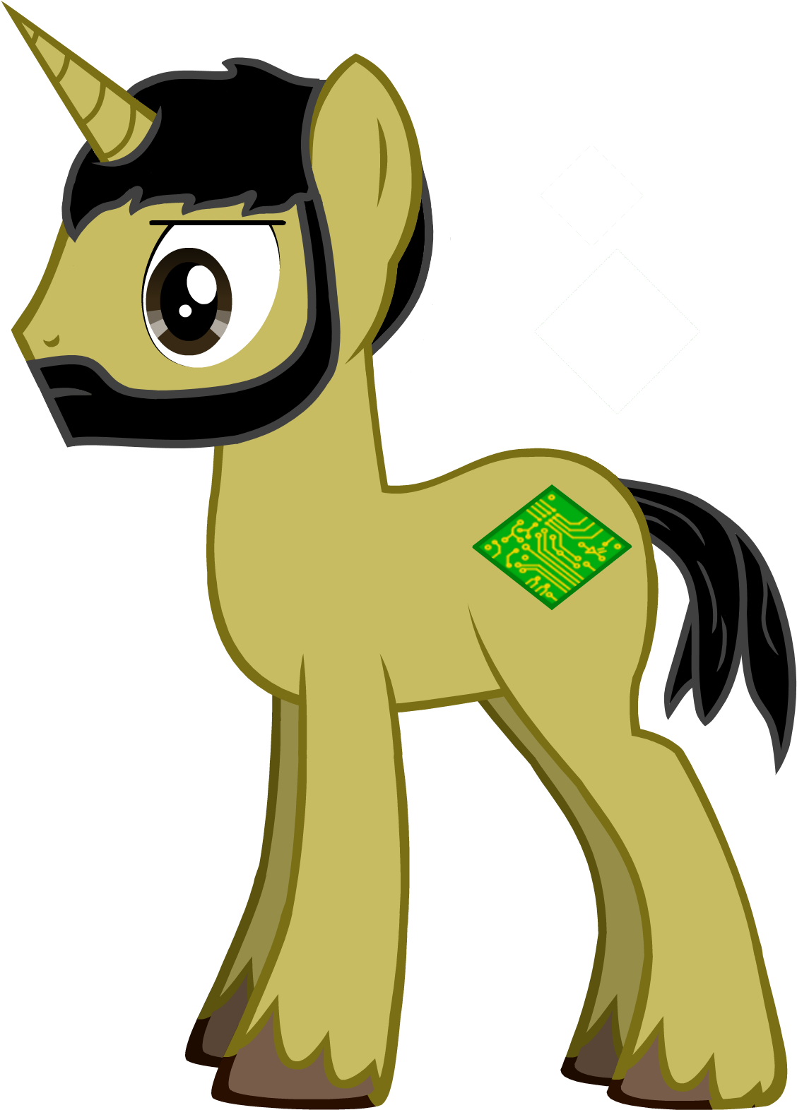 Circuit Board Pony - My Little Pony: Friendship Is Magic (1227x1583), Png Download