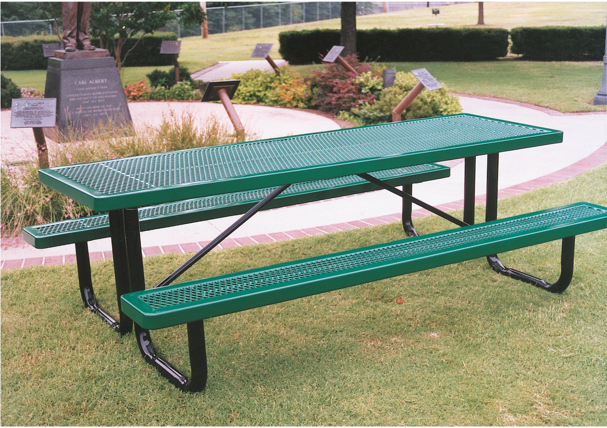 Regal Style Rectangular Portable Park Picnic Table - Webcoat Inc. T8rc Regal Style Tables (1200x1200), Png Download
