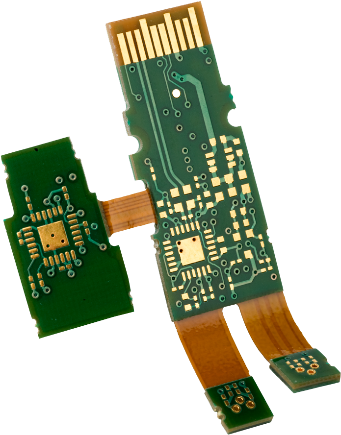Combination Of Soft And Hard Board Png Flex Printed - Rigid Flexible Printed Circuit Board (900x900), Png Download