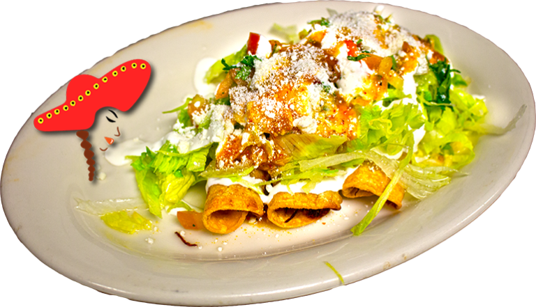 Flautas/taquitos/tacos Dorados- Linda's Downtown Sacramento - Taquito (768x441), Png Download
