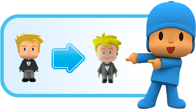Create Your Custom Figure In 3d - Pocoyize 3d (700x378), Png Download