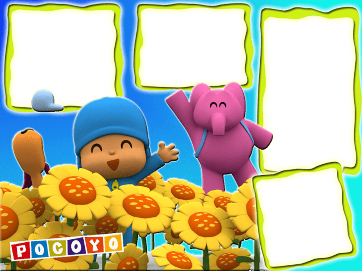 Marco De Foto Pocoyo - Verbetena Pocoyo Birthday Number 1 Candle (1200x900), Png Download