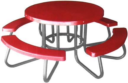 Rtrf Series Fiberglass Top-picnic Tables - Fiberglass Picnic Tables (460x460), Png Download