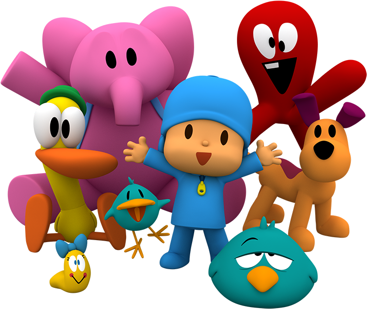 All Pocoyo Characters Png Images Are Copyright Of Their - Pocoyo: Season Set Vol. 1 (dvd) (778x646), Png Download