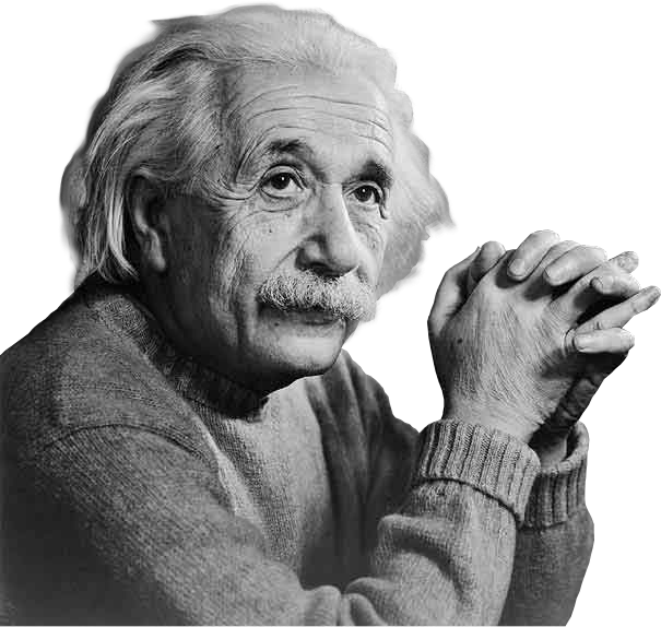 As Mentioned By Einstein In His Theory, The Gravity - Albert Einstein (605x574), Png Download