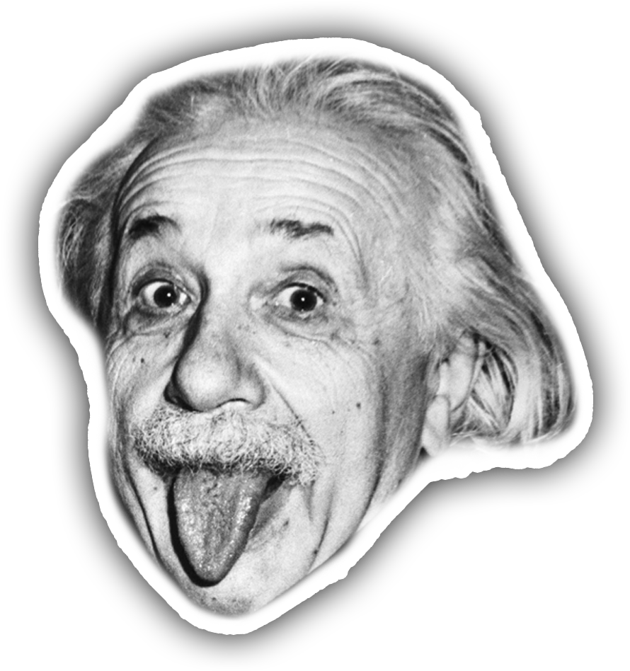 Albert Scientist Matt Pattinson - Albert Einstein (1000x1000), Png Download