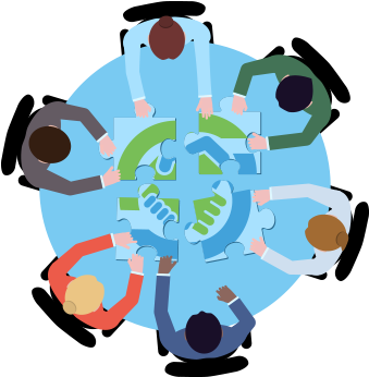 Business Clipart Business Networking - Business Network Png (380x345), Png Download