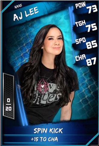 Rare Aj Lee - Aj Lee Supercard (600x800), Png Download
