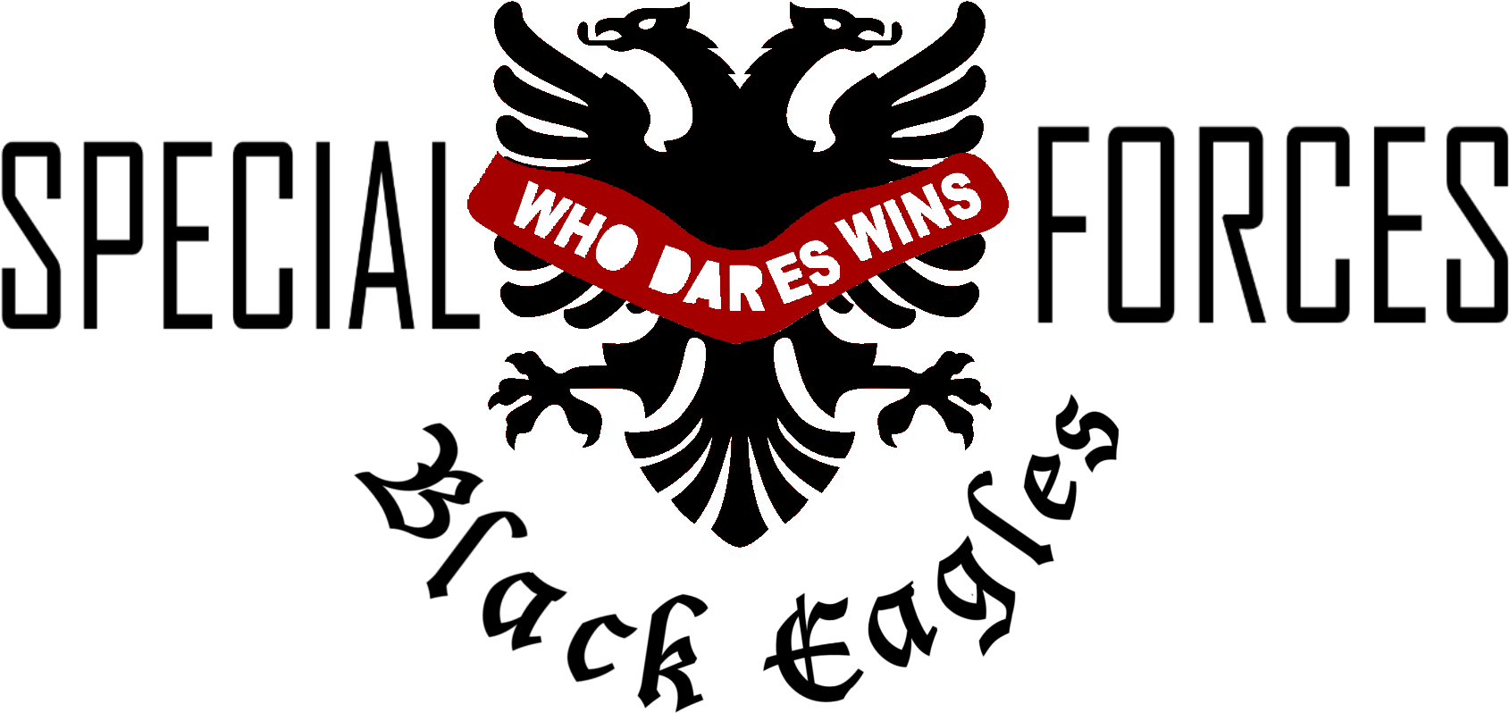 Black Eagles Albanian Eagle - Albanian Flag With Crown (1728x809), Png Download