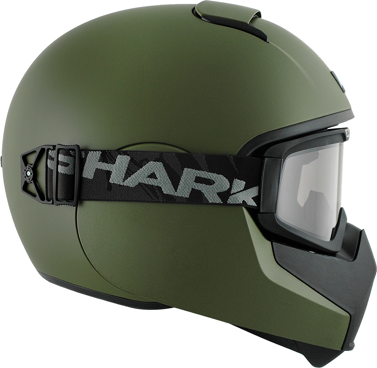Motorcycle Helmet Png Image - Shark Vancore Blank Mat Helmet-black-green-m (1321x1288), Png Download
