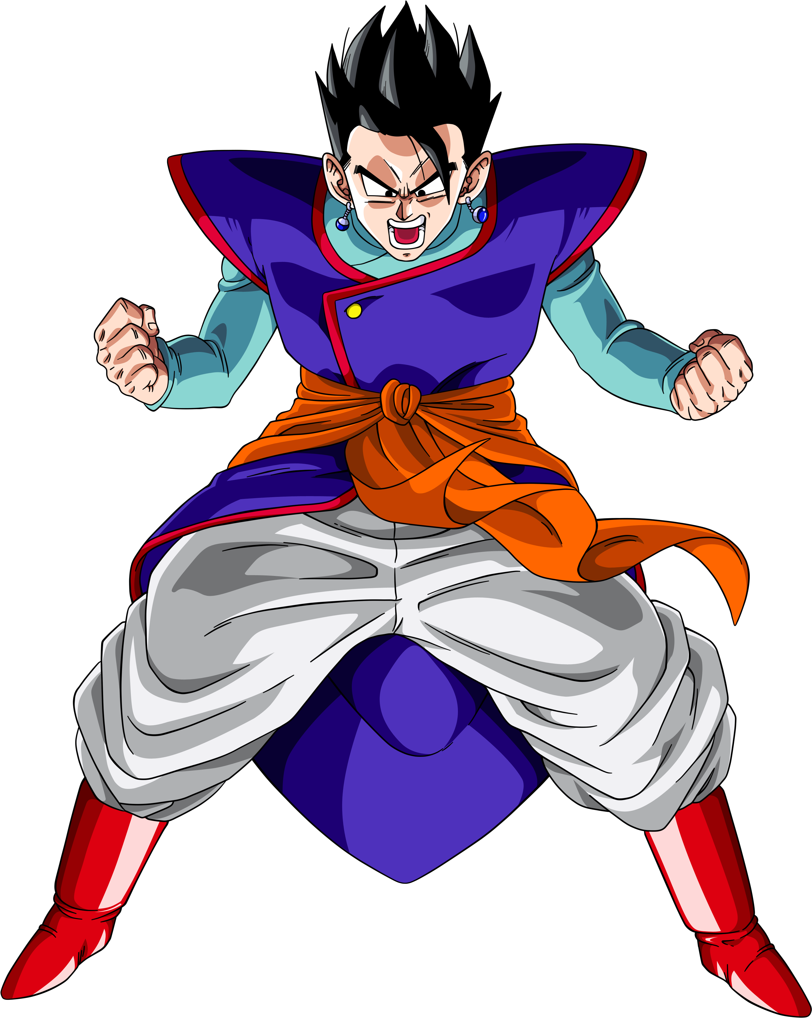 Mystic Gohan - Dragon Ball Gohan Kaio (816x979), Png Download