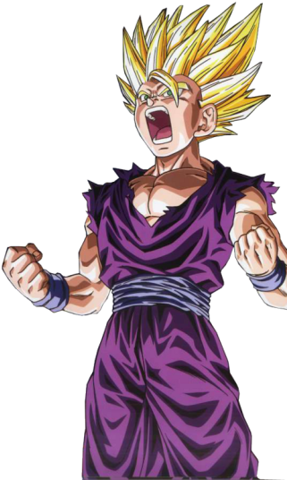 Http - //fc00 - Deviantart - Lssj3 By Brolyangel-d6a2shk - Gohan Ssj2 Ado Png (327x555), Png Download