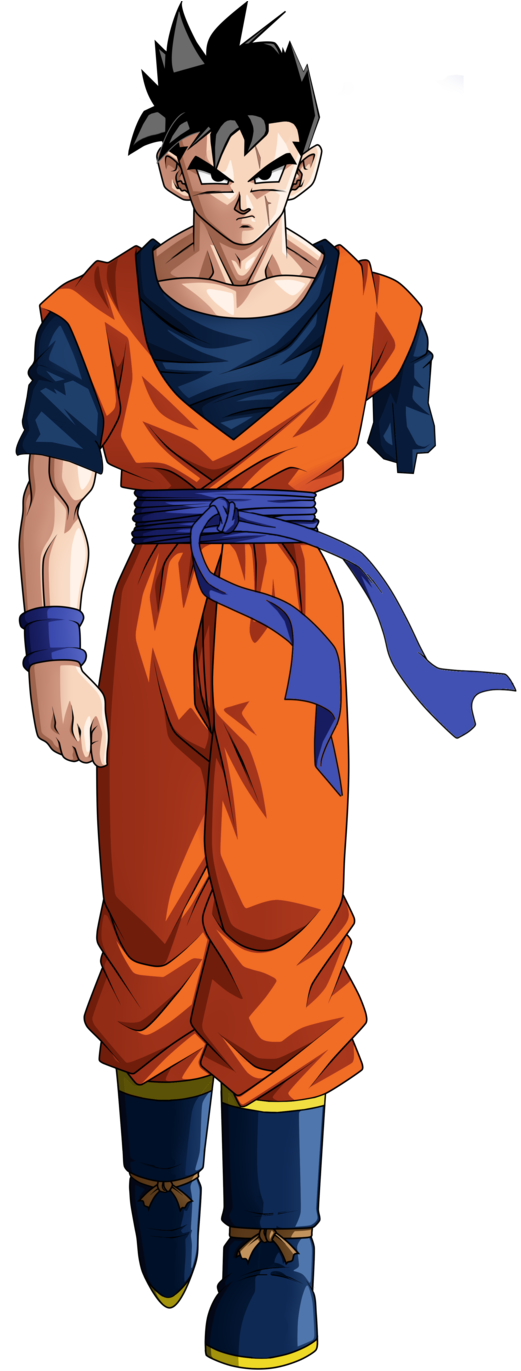 Gohan Future Png - Gohan Tournament Of Power (577x1385), Png Download