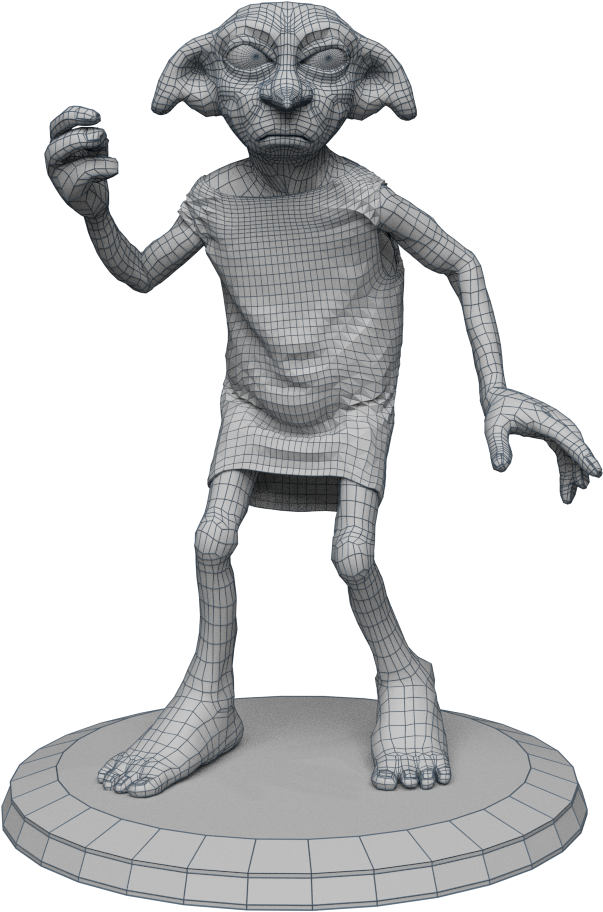 Portfolio 2015/16 3d Model - Figurine (1920x1080), Png Download