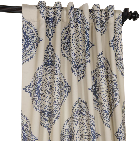 Alessandro Damask Blackout Thermal Single Curtain Panel, - Blackout (600x600), Png Download
