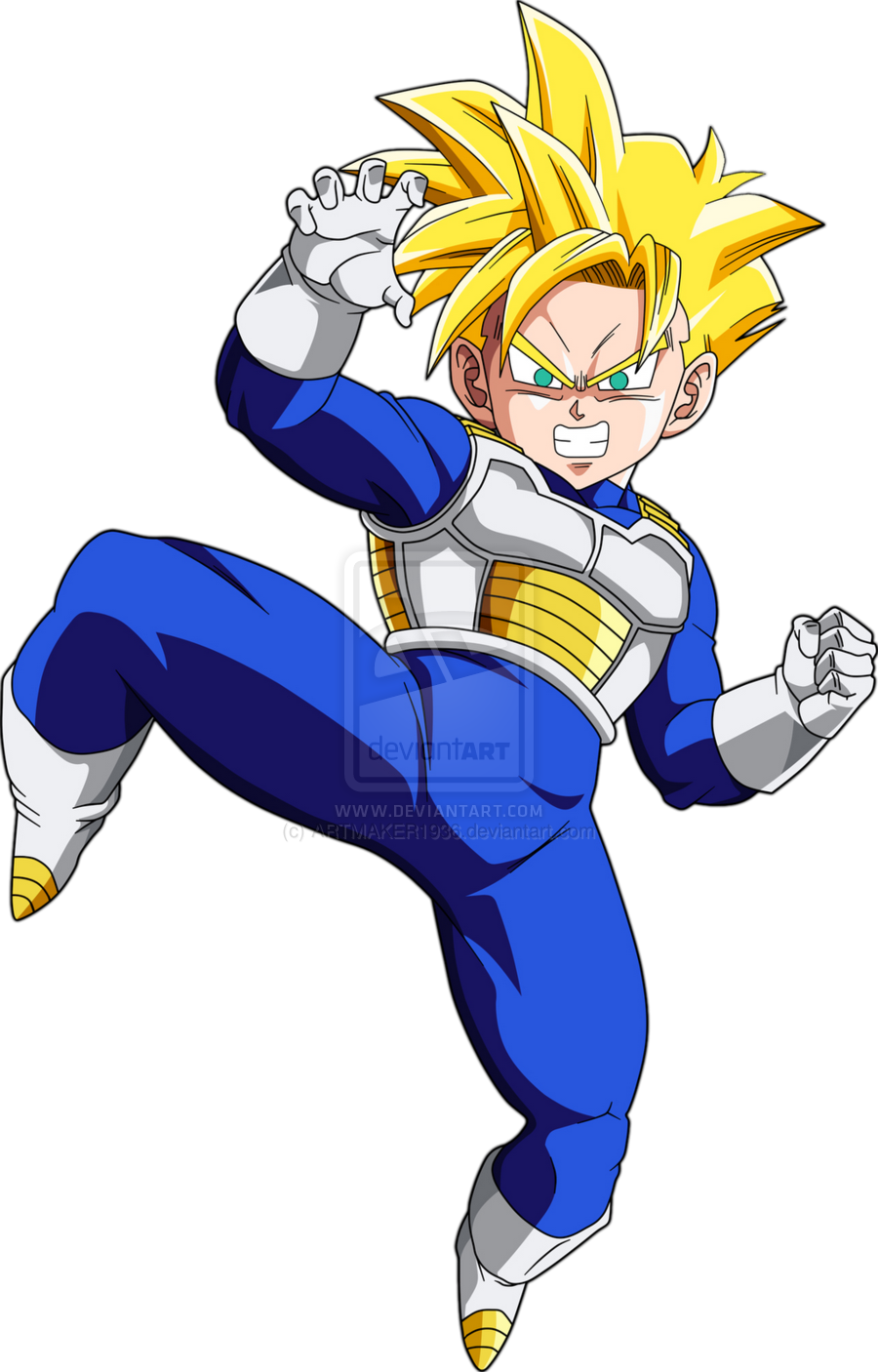 Dragon Ball Z Gohan Ssj (900x1406), Png Download