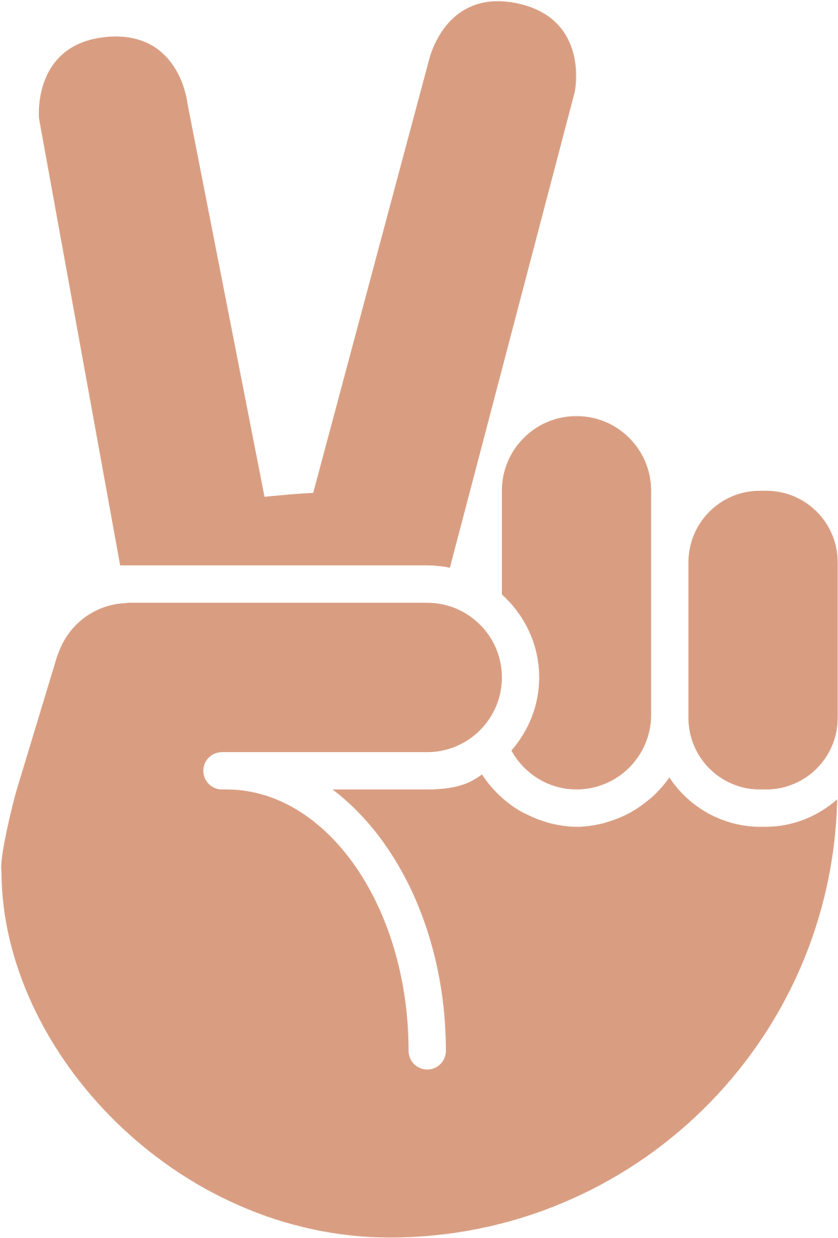 Open - Peace Sign Hand Svg (2000x2000), Png Download