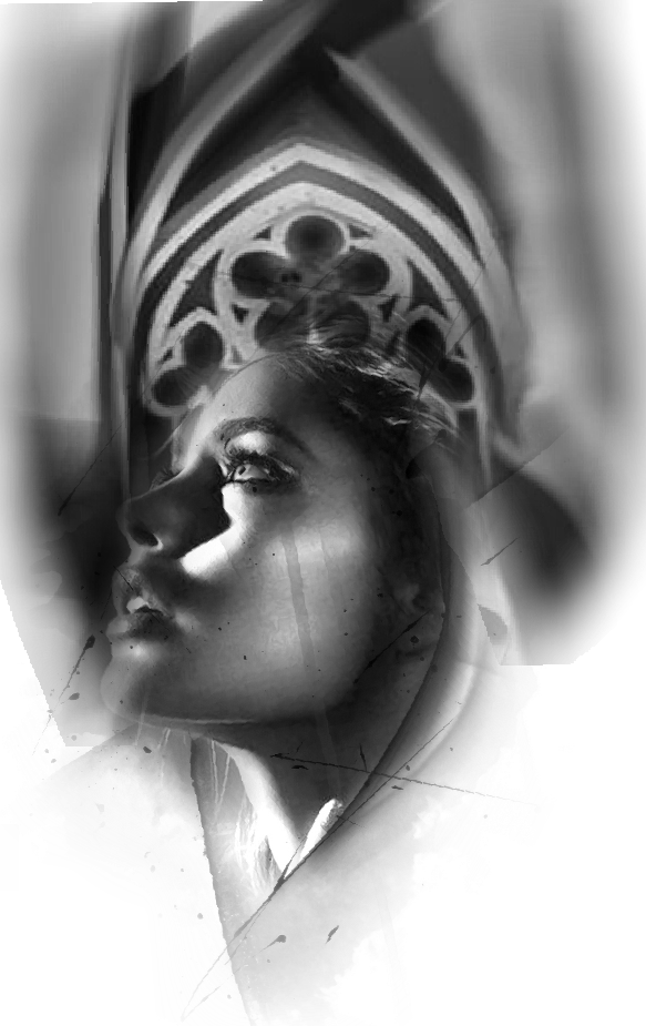 Religious Tattoo Concept (583x925), Png Download