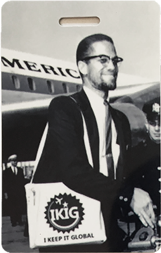 Ikig Malcolm X Luggage Tag - Diary Of Malcolm X By Malcolm X (600x600), Png Download