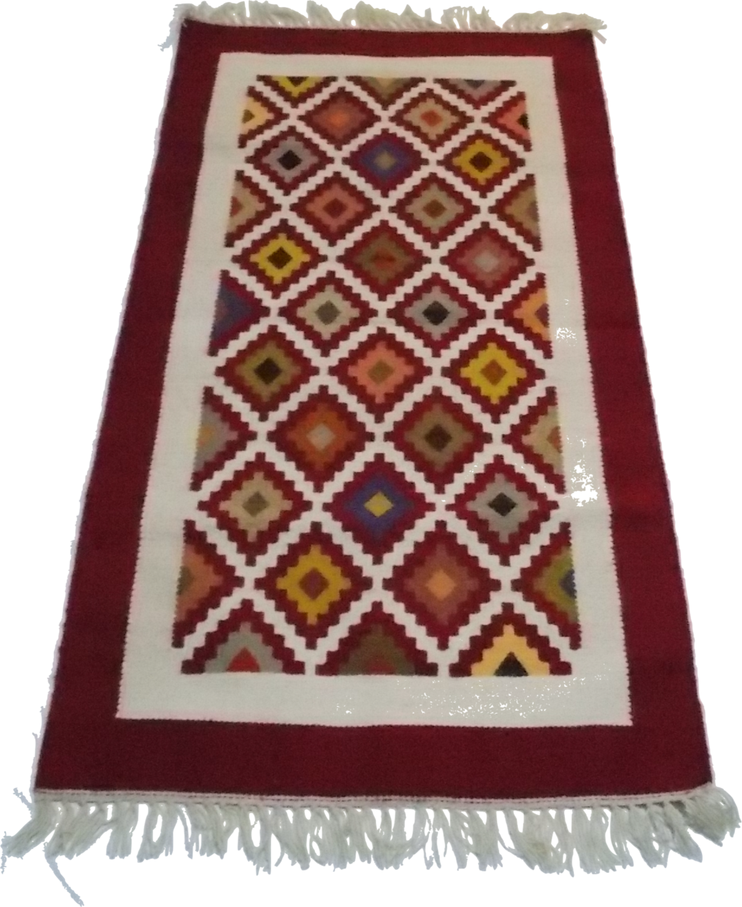 Red Border Kilim - Carpet (1060x1295), Png Download