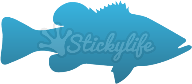 Largemouth Bass Temporary Tattoo (940x587), Png Download