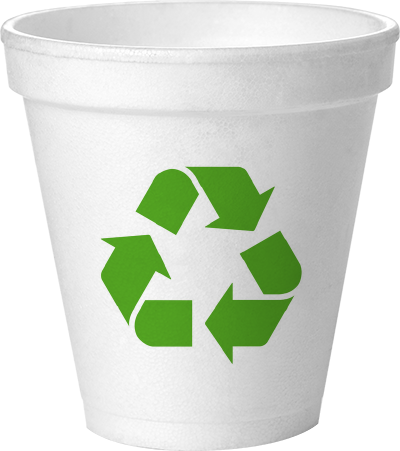 Make Styrofoam Green - Earth Day Recycling Posters (400x451), Png Download