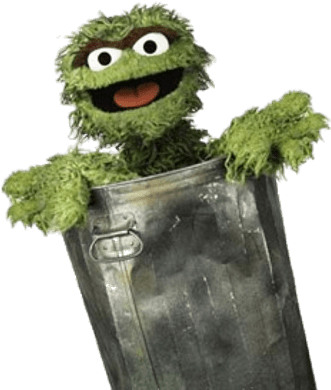 Oscar The Grouch Elmo (400x400), Png Download