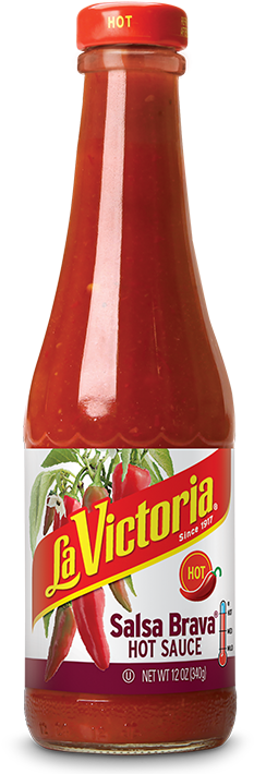 La Victoria® Salsa Brava® Hot Sauce - Taco Sauce La Victoria (350x710), Png Download
