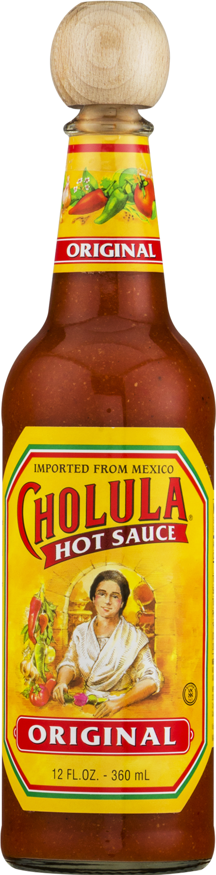 Cholula Original Hot Sauce 12 Oz (pack (1800x1800), Png Download