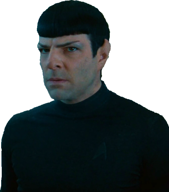Spock Alt Black Uniform - Portable Network Graphics (582x661), Png Download