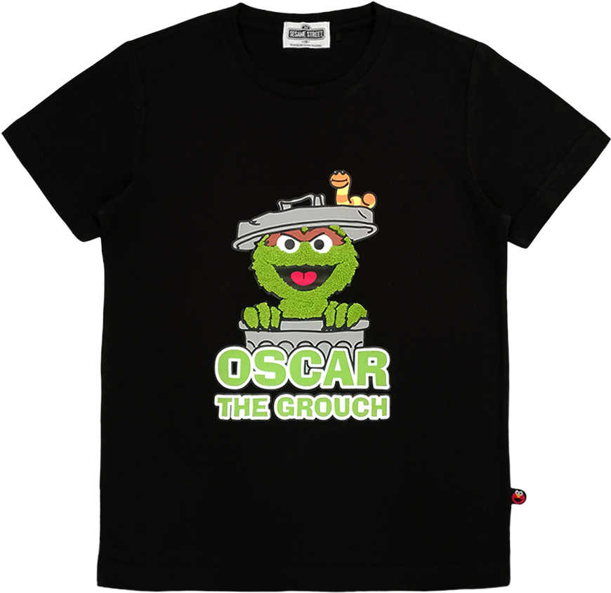 Oscar The Grouch Graphic T-shirt - Gucci T Shirt Baby (1024x1024), Png Download