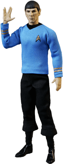 Star Trek - Original Series - Spock One - 12 Collective - Mezco Action Figure One:12 Collective Spock (600x600), Png Download