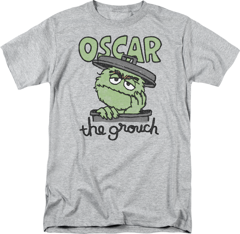 Animated Oscar The Grouch T-shirt - T Shirt Twin Peaks (974x951), Png Download