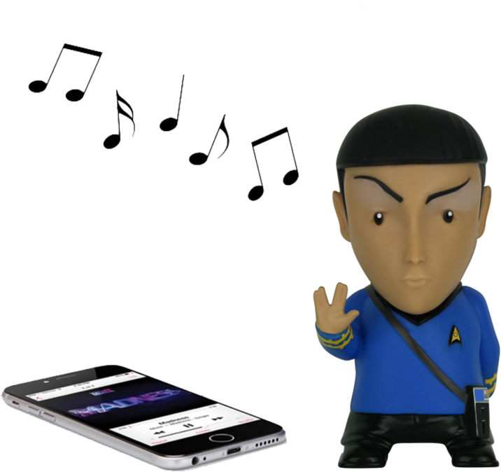 Mr Spock Bluetooth Speaker - Star Trek - Mr Spock Bluetooth Speaker (768x768), Png Download