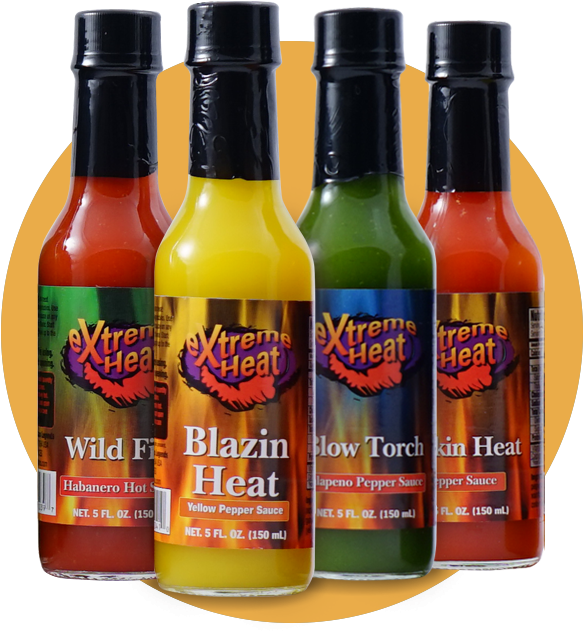 4 Pack Extreme Hot Sauce - Texas (700x700), Png Download