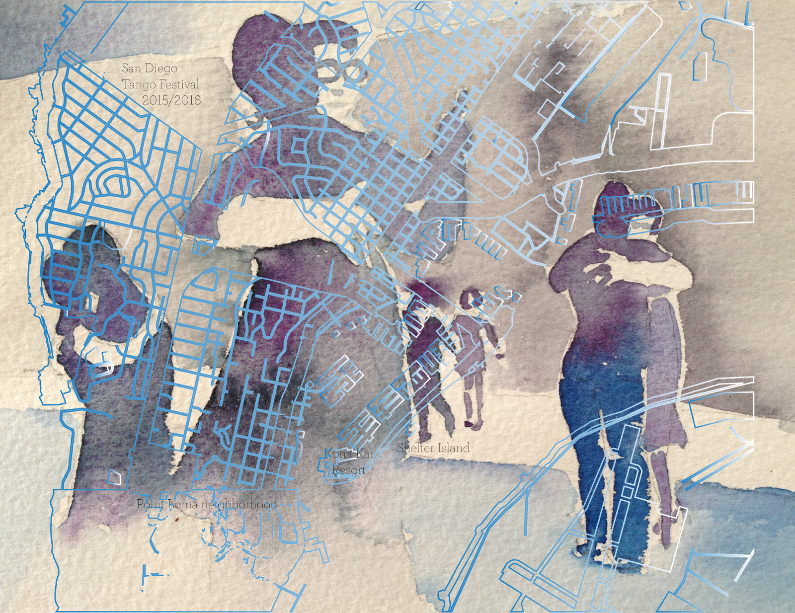 San Diego Tango Festival - Illustration (1600x1234), Png Download