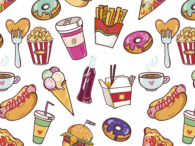 Clip Art Transparent Download Coffee Cola French Fries - كولا رسم (800x600), Png Download