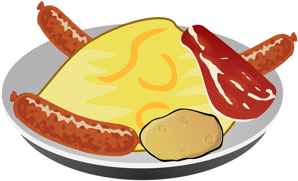 9 - Sausage Clip Art (600x364), Png Download