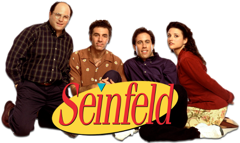 Seinfeld Tv Show Logo (500x281), Png Download