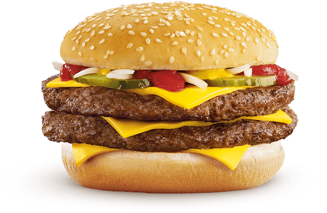 Png Library Download Mcdonalds Drawing Food Mcdonald's - Fast Food Burgers (700x435), Png Download