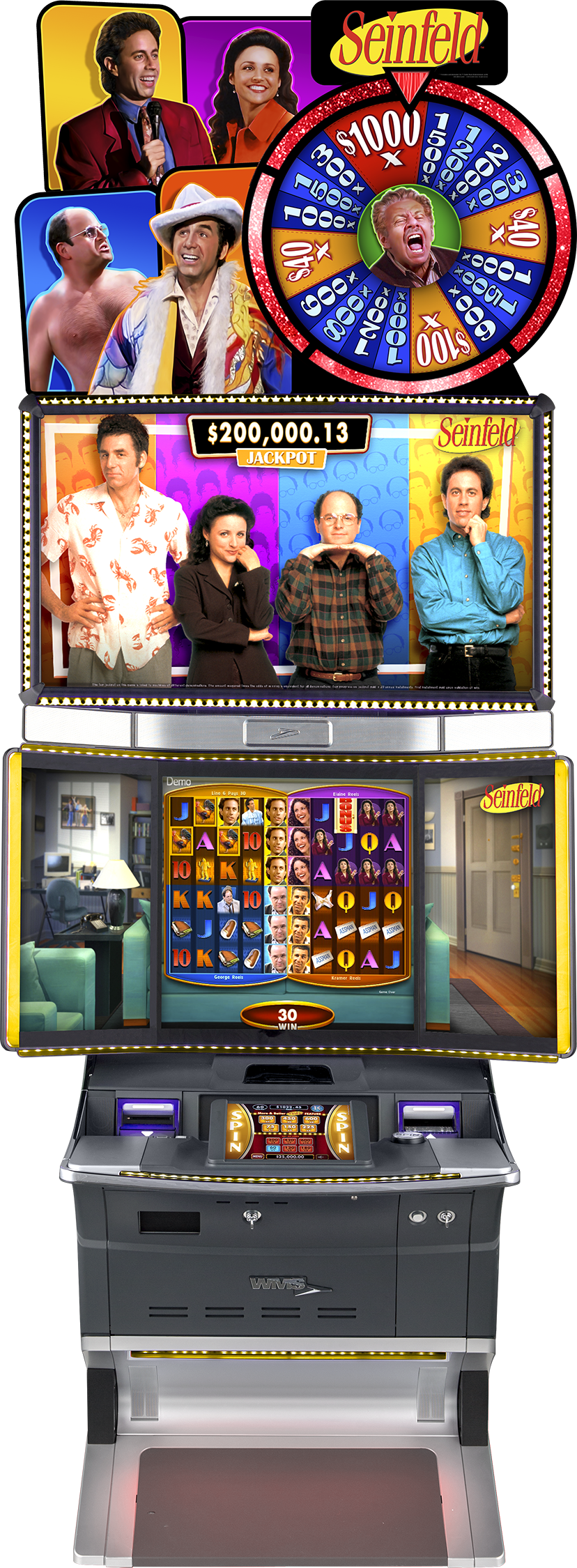 Seinfeld Slot Hits San Manuel Casino - Seinfeld Slot Png (828x2250), Png Download