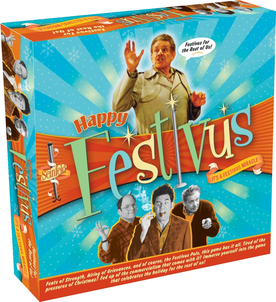 Many Christmases Ago, I Went To Buy A "happy Festivus" - Seinfeld Festivus Board Game (1000x1000), Png Download