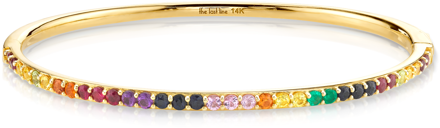 Rainbow Hinge Bangle - Bangle (1800x1800), Png Download