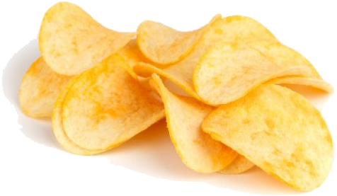 Chips Png Photo - Potato Chip (600x371), Png Download