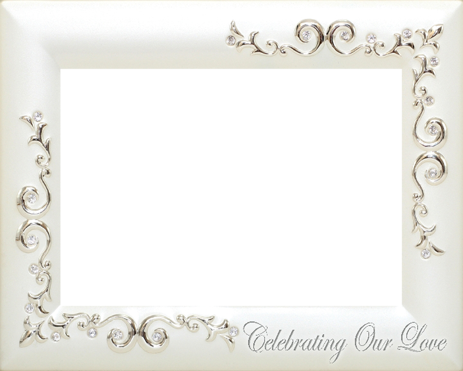11 Wedding Png Frame Psd Layout Images Free Wedding - Silver Wedding Frame (1500x1200), Png Download