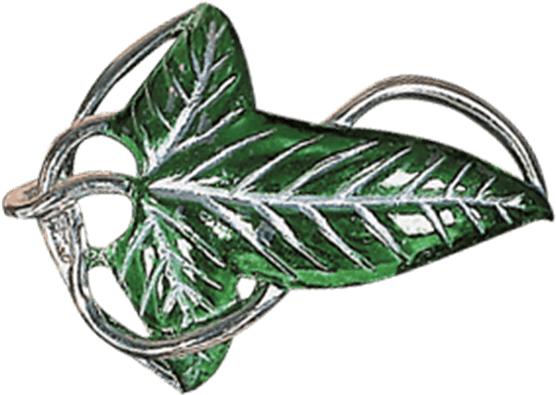 Lotr Elven Leaf Brooch - Lord Of The Rings Elvish Leaf (555x555), Png Download