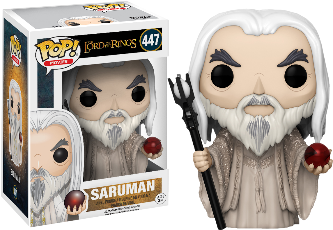 Lord Of The Rings - Funko Pop Saruman (1144x792), Png Download